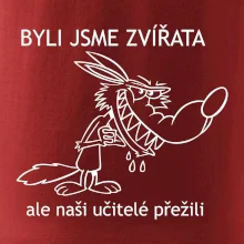 Školní triko - Zvířata