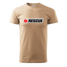 Záchranář rescue kříž červený Záchranář rescue kříž červený