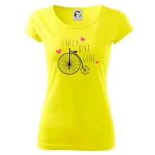 Crazy bike girl