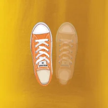 Párové boty - oranžové