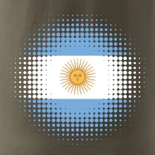 Argentina vlajka tečkovaná