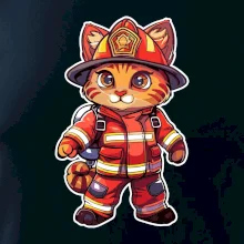 Malý hasič - kocour