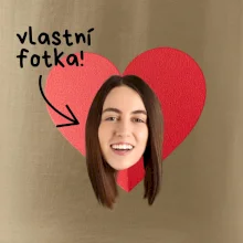 Vlastní fotka v srdci