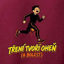 Běžecké tření tvoří oheň