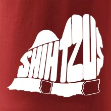 Shih-tzu - nápis v těle