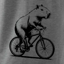 Kapybara na kole černá