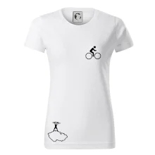 Mapa ČR + kolo na prsu