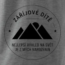 Zářijové dítě. Nejlepší výhled na svět je z mých narozenin
