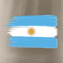Argentina vlajka kreslená štětkou