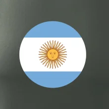 Argentina vlajka kulatá