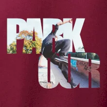 Parkour nápis ve městě