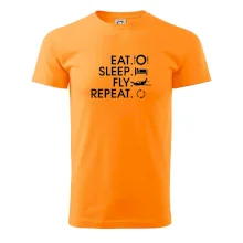 Eat sleep fly repeat