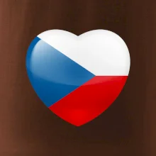 Česká vlajka srdce