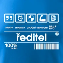 Čárový kód - Ředitel