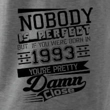 Nobody is perfect - 1993