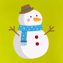 Sněhulák se šálou