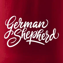 German shepherd - nápis okrasny - nápis okrasný