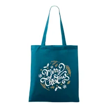 Merry christmas - nápis kulatý