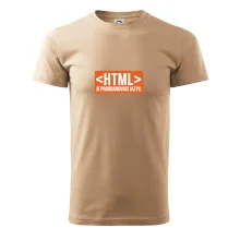 HTML JE PROGRAMOVACÍ JAZYK