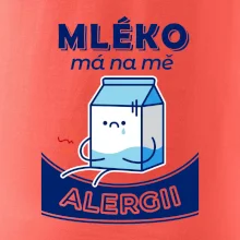 Mléko má na mě alergii