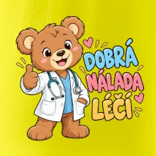 Dobrá nálada léčí - medvídek doktor s palcem nahoru