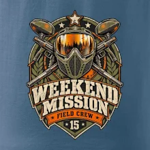 Víkendová mise vintage paintball odznak