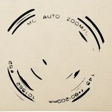 Foto objektiv obtisk