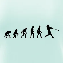 Evoluce baseball pálkař odpal