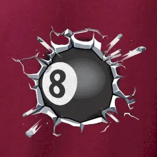 Kulečníková koule v triku