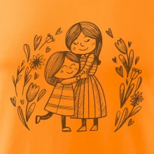 Matka a dcera v objetí