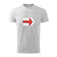 Párová turistická značka  červená