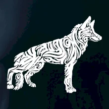 Německý ovčák - tattoo Německý ovčák - tattoo