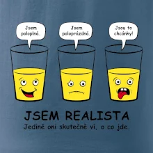 Jsem realista - skleničky (Hana-creative)