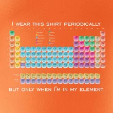 I wear this shirt periodically but only when I'm in my element