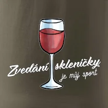 Zvedání skleničky je můj sport