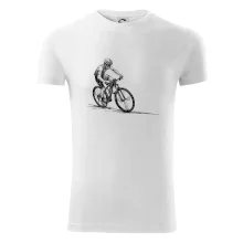 MTB kreslený cyklista MTB kreslený cyklista