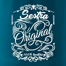 Vintage nejlepší sestra 100% kvalita