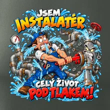 Instalatér celý život pod tlakem komiks