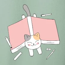 Učení na státnice kočka