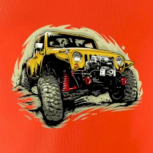 Žlutý offroad s navijákem