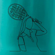 Tenistka  jednim tahem