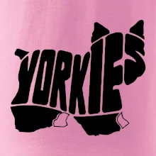 Jorkšírský teriér - Yorkie - Nápis v těle