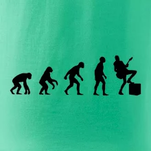 Evoluce kytarista - noha na kombu
