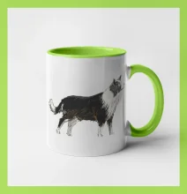 Border kolie kreslená