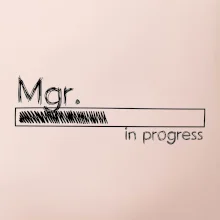 In progress titul Mgr.  magistr / magistra