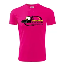 Bagrista v kruhu - vlastní nápis