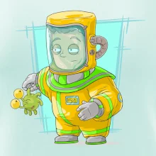 Vesmírný voják tyrkysový
