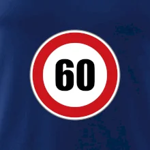 Dopravní značka - omezení rychlosti 60