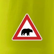 Dopravní značka - Pozor lední medvěd