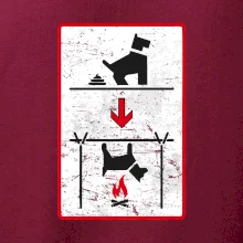 Tričko pro odpůrce sraní na chodníku